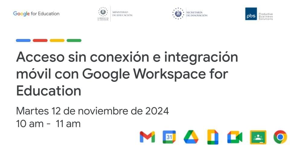 Imagen del recurso de Webinar #10: Acceso sin conexión e integración móvil con Google Workspace for Education