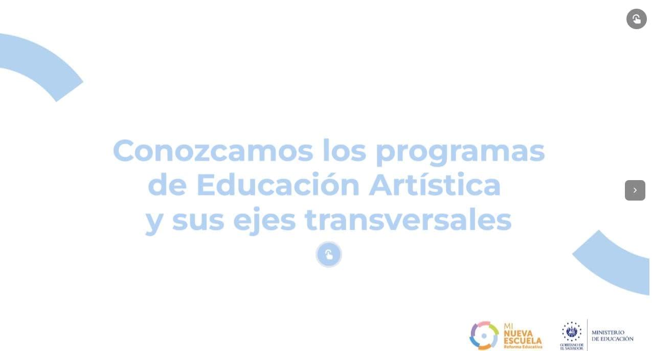 Imagen del recurso de Conozcamos los programas de Educación Artística y sus ejes transversales