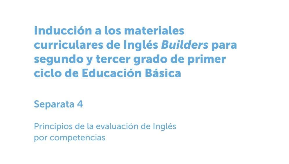 Imagen del recurso de Principios de la evaluación de inglés por competencias