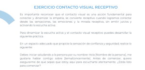 Imagen del recurso de Contacto visual receptivo