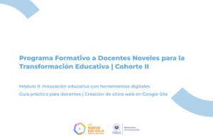 Imagen del recurso de Guía Práctica para Docentes: Creación de Sitios Web en Google Sites