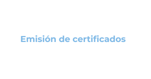 Imagen del recurso de Emisión de certificados