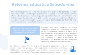 Imagen del recurso de Reforma Educativa Salvadoreña