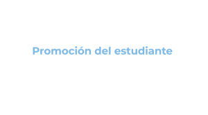 Imagen del recurso de Promoción del estudiante