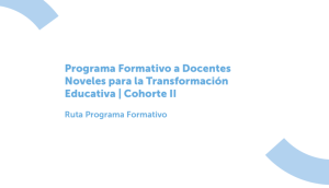 Imagen del recurso de Ruta de formación  del Programa Formativo a Docentes Noveles