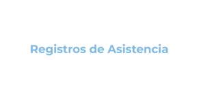 Imagen del recurso de Registros de Asistencia