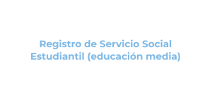 Imagen del recurso de Registro de Servicio Social Estudiantil (educación media)