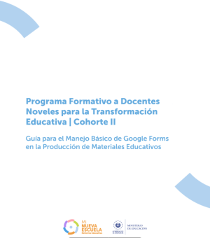 Imagen del recurso de Guia para el Manejo Básico de Google Forms en la Producción de Materiales Educativos